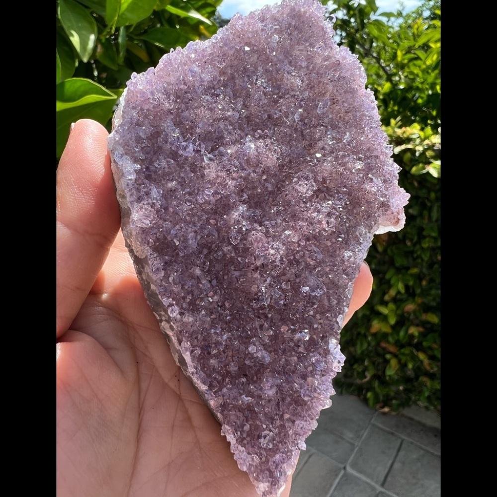 Rainbow Druzy Amethyst Cluster